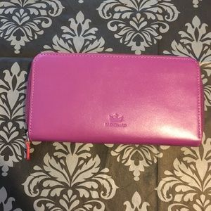 Purple Genuine Leather Baekgaard Wallet